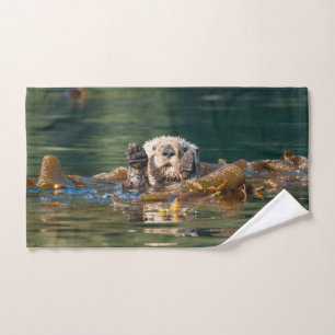 Nutria de mar que agita
