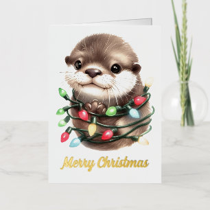 Nutria de Navidad Adorable