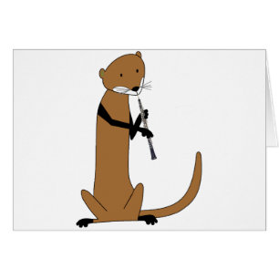 Nutria que juega el Oboe