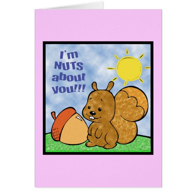Nuts ABout You Card (Frente)