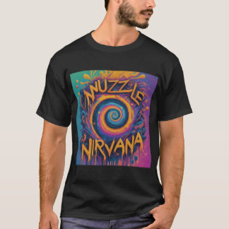 Nuzzle en la camiseta de diseño de Nirvana