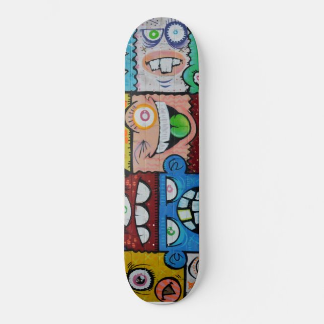 NY street art skateboard (Anverso)