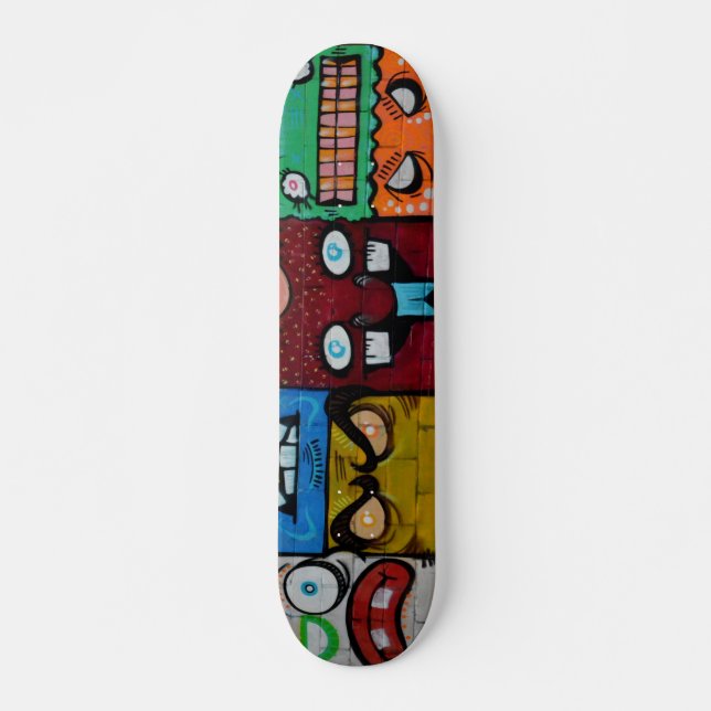 NY street art skateboard (Anverso )