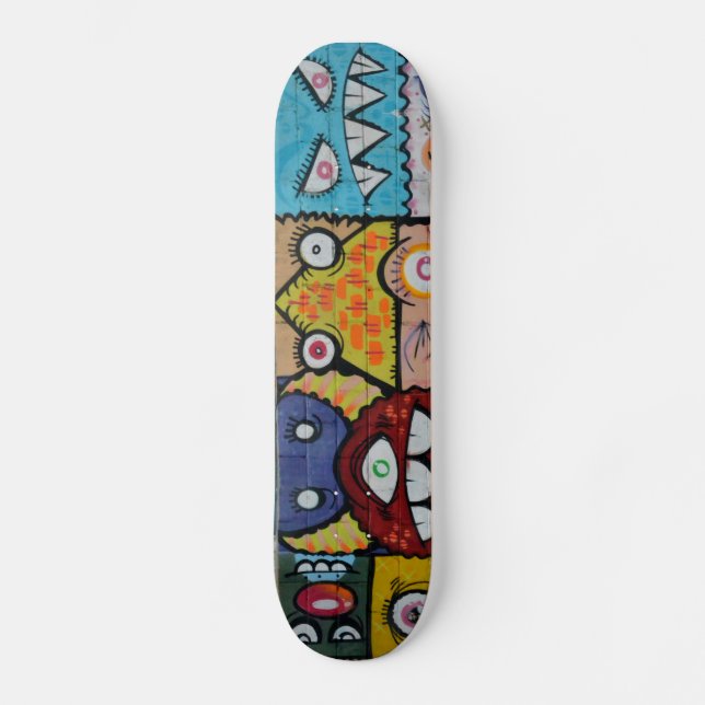 NY street art skateboard (Anverso)