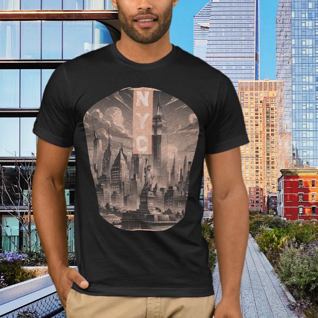 NYC Añadir nombre a camiseta gráfica (Subido por el creador)