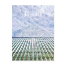 NYC con tarjeta postal de un mundo infinito