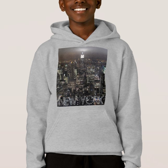 NYC Hoodie, Personalizado de Hoodie de Nueva York (Anverso)