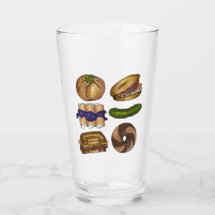 NYC Jewish Deli Foods Bagel Blintz Pickle Knish