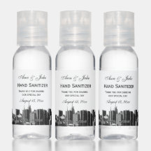 NYC Línea ancha Etched BW White BG