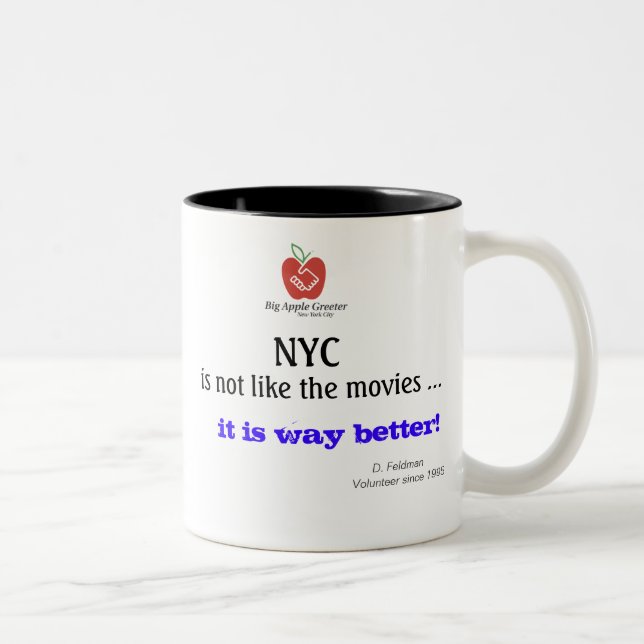 NYC no es como la taza de las películas (Derecha)