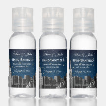 NYC Skyline Etch #2 Gradiente Azul Starry