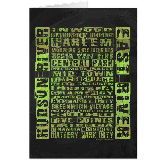 NYC Vecindarios Verdes (Frente)