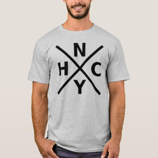 NYHC - Camiseta gris dura de Nueva York