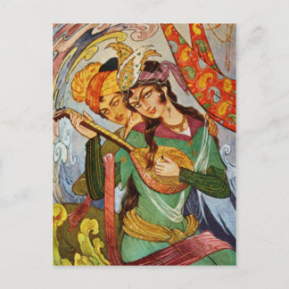 Nymph con postal de setar