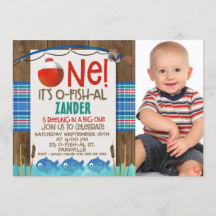 O aliado de peces una invitación para cumpleaños d