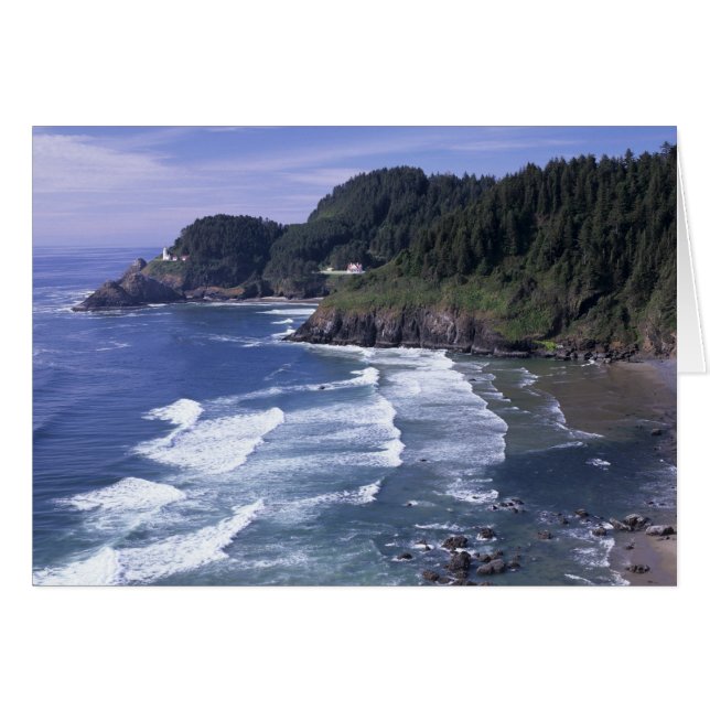O, costa de Oregón, faro de Heceta Head, en (Anverso (Horizontal))