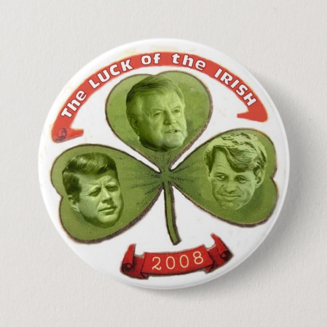 O de la suerte de Kennedy el botón irlandés (Anverso)