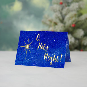O Estrella de Oro de la Santa Noche Azul Religioso