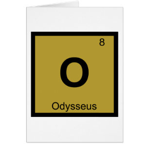 O - Odiseo Química Símbolo de la Tabla Periódica G