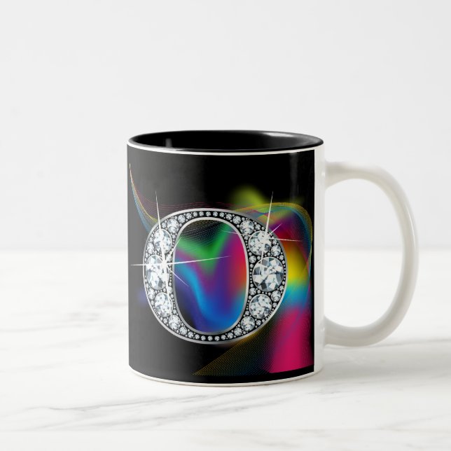 "O" Sonda de diamantes en jarra de barca arco iris (Derecha)