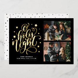 O Tarjeta de festividad de la carta de la sagrada 