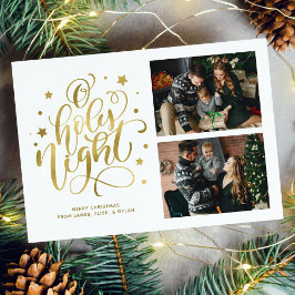 O Tarjeta de festividad de la carta de la sagrada 