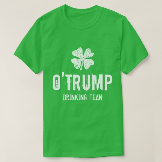O Trump Equipo de Bebidas divertido camiseta de Sa (Diseño del anverso)