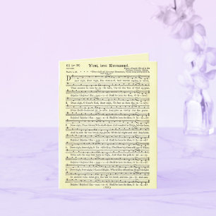 "O Ven, O Ven, Emmanuel" Tarjeta De Saludo Anticip