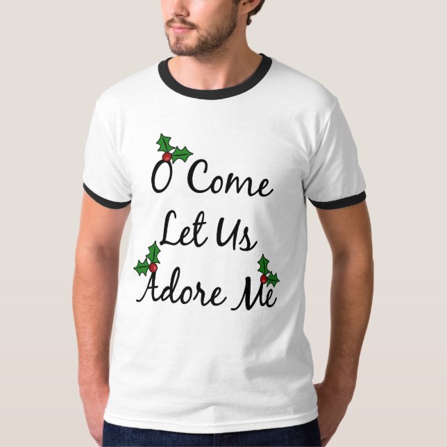 O viene nos dejó adorarme camiseta (Anverso)