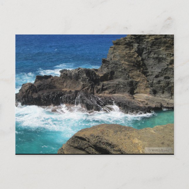 OAHU, HAWAII #4 POSTAL (Anverso)