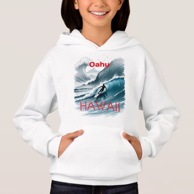 Oahu Hawaii Surfing Wave (Anverso)
