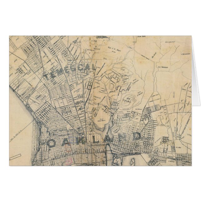 Oakland, Berkeley, Alameda (Anverso (Horizontal))