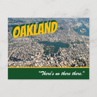 Oakland: "No hay ahí". Postal Stein
