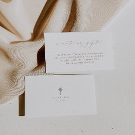 OASIS Beach Wedding Una Nota Sobre Los Regalos