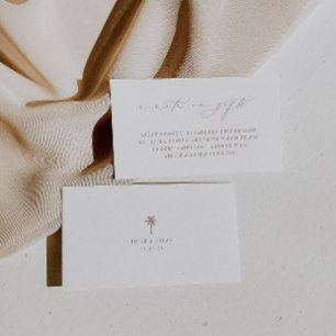 OASIS Beach Wedding Una Nota Sobre Los Regalos