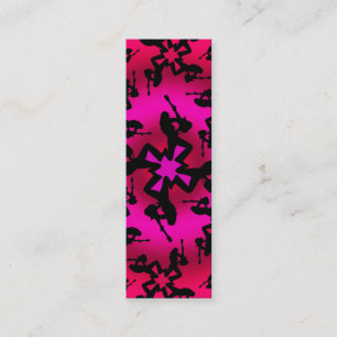 Oasis rosado - tarjeta flaca