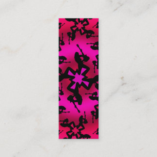 Oasis rosado - tarjeta flaca