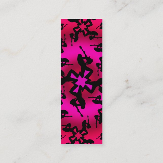 Oasis rosado - tarjeta flaca (Anverso)