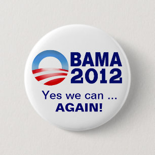 Obama 2012 - Podemos sí… ¡Otra vez! Botón de