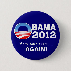 Obama 2012 - Podemos sí… ¡Otra vez! Botón de