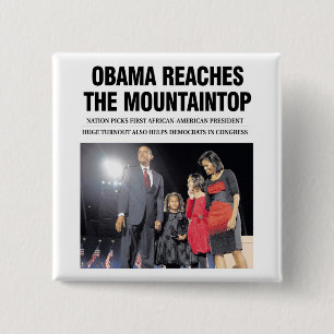 Obama alcanza el botón de la cima de la montaña