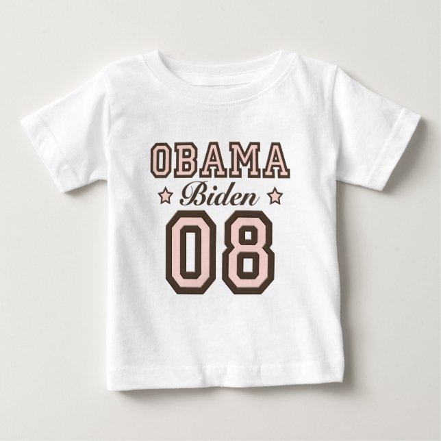 Obama Biden 08 Camiseta de manga larga infantil (Anverso)