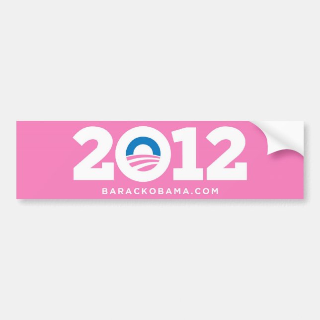 Obama Biden 2012 pegatinas para el parachoques (Frente)