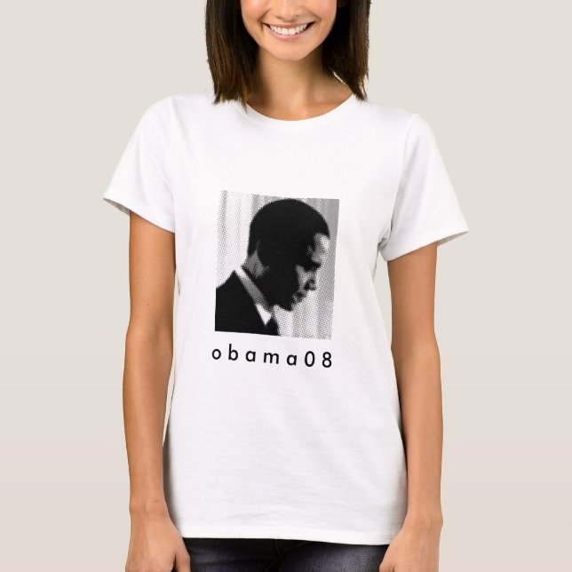 obama, camiseta de semitono de la elección (Anverso)