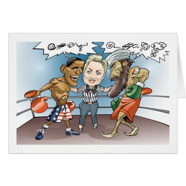 OBAMA CONTRA OSAMA (Anverso (Horizontal))