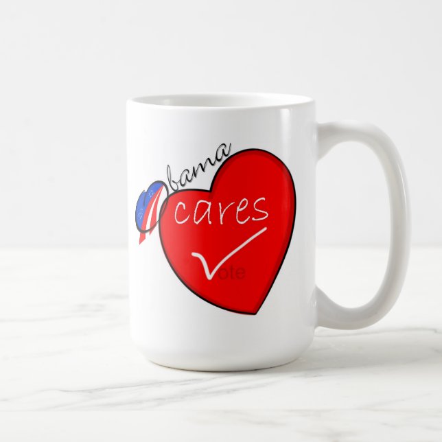 Obama cuida la taza (Derecha)