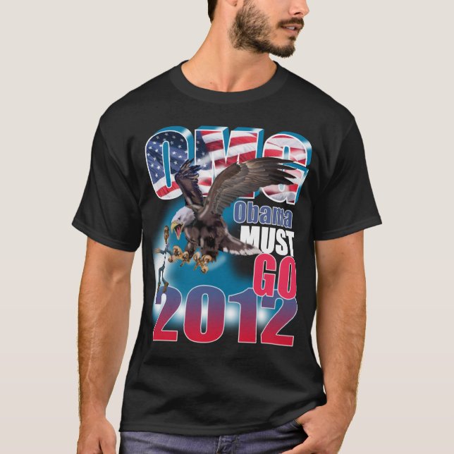 Obama debe ir la camiseta política 2012 (Anverso)