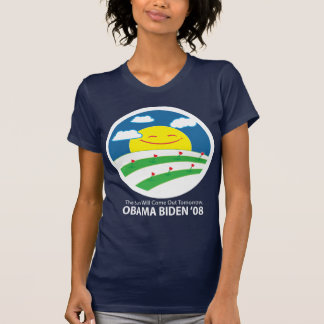Obama, el sol vendrá hacia fuera camiseta