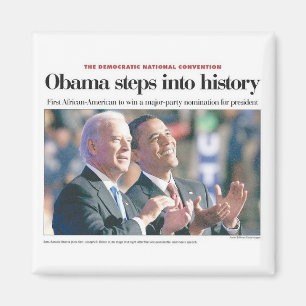 Obama entra en el imán de la historia