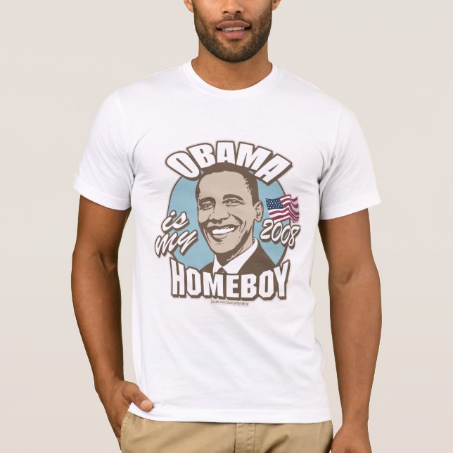 Obama es mi camisa de Brown del Homeboy (Anverso)